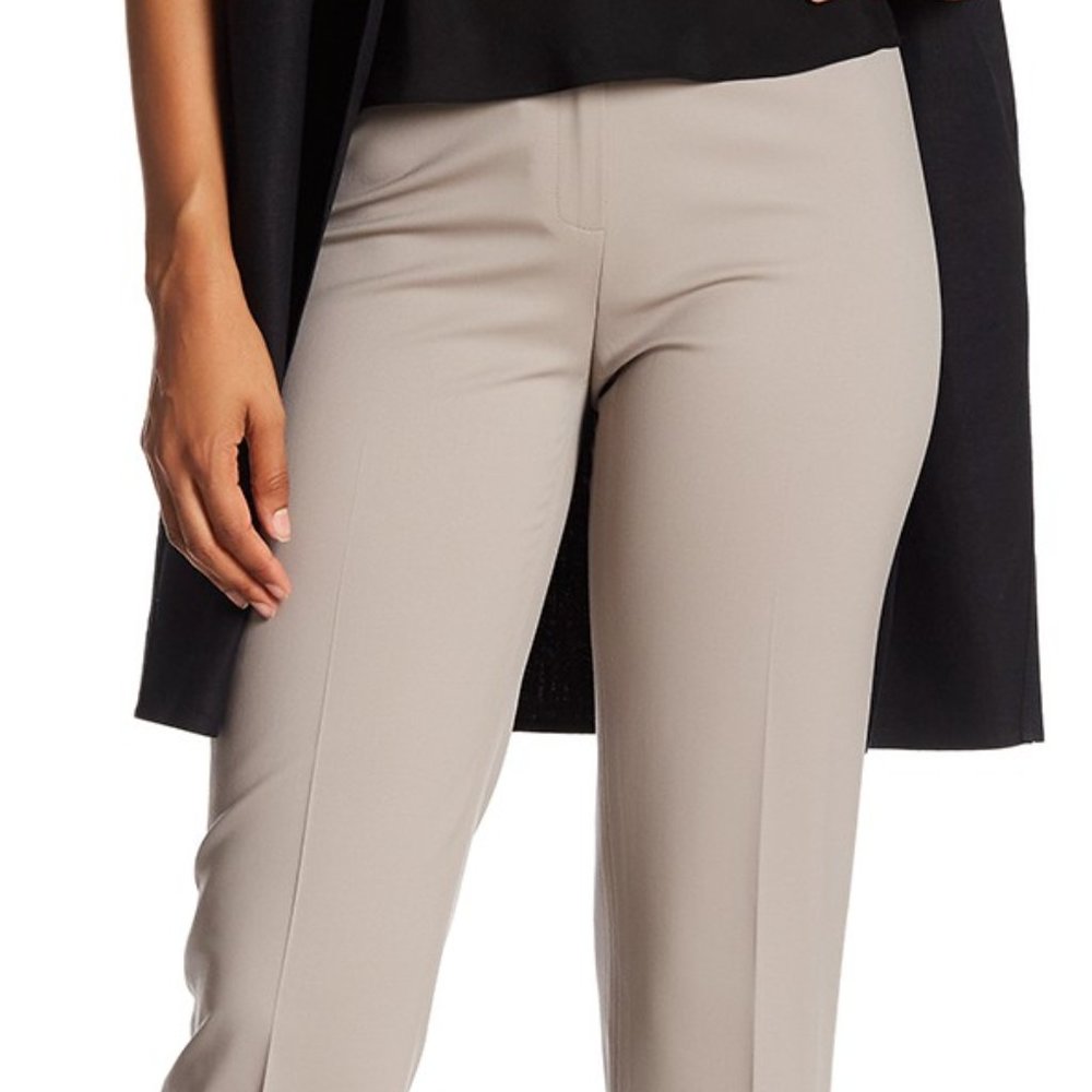 NWT LAFAYETTE 148 NY Beige Wool Blend Pant